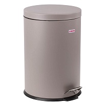 Ведро-контейнер для мусора (урна) с педалью LAIMA Classic, 20 л, серое, матовое, металл, со съемным внутренним ведром в Рославле Ведро-контейнер для мусора (урна) с педалью LAIMA Classic, 20 л, серое, матовое, металл, со съемным внутренним ведром в Рославле