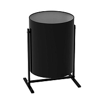 Урна металлическая уличная, Титан, 25 л, цвет черный в Рославле