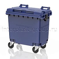 Мусорный контейнер 770 л синий 770 синий в Рославле