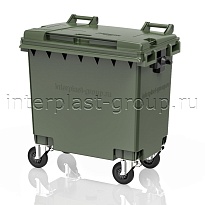 Мусорный контейнер 770 л зеленый 770 зеленый в Рославле Мусорный контейнер 770 л зеленый 770 зеленый в Рославле