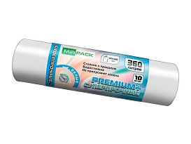 Мешки для мусора 360 л, белые, в рулоне 10 шт., ПВД 65 мкм, 1400х1000 мм, PREMIUM+, 3601015302 в Рославле Мешки для мусора 360 л, белые, в рулоне 10 шт., ПВД 65 мкм, 1400х1000 мм, PREMIUM+, 3601015302 в Рославле