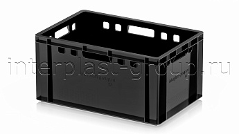 Ящик для мяса и колбасных изделий Е-3 черный в Рославле