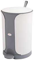 Контейнер для мусора Sтилъ с педалью 11 л серый 11 серый в Рославле