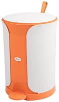 Контейнер для мусора Sтилъ с педалью 7 л оранжевый 7 оранжевый в Рославле
