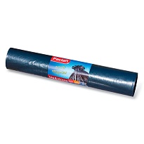 Мешки для мусора 240 л, черные, в рулоне 20 шт., ПВД 35 мкм, 1400х900 мм, PACLAN Big&Strong, 600823 в Рославле