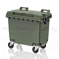 Контейнер для мусора 660 л зеленый 660 зеленый в Рославле