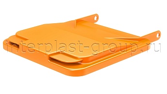 Комплект крышки для контейнера 120 л. оранжевая  оранжевый в Рославле