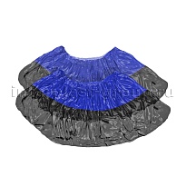 Бахилы сине-черные 1000 шт (500 пар), 54 мкм, двойная подошва, с одной резинкой, Прочные+ в Рославле Бахилы сине-черные 1000 шт (500 пар), 54 мкм, двойная подошва, с одной резинкой, Прочные+ в Рославле