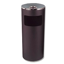 Урна металлическая с пепельницей, Титан, 29 л, черная, оцинкованная сталь в Рославле Урна металлическая с пепельницей, Титан, 29 л, черная, оцинкованная сталь в Рославле