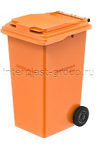 Мусорный контейнер 240 л оранжевый 240 оранжевый в Рославле