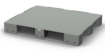 Поддон пластиковый сплошной (усилен 2 трубами) в Рославле