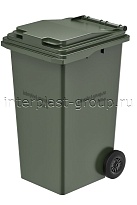Контейнер для мусора 240 л зеленый 240 зеленый в Рославле