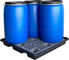 Поддон пластиковый для четырех бочек в Рославле Поддон пластиковый для четырех бочек в Рославле
