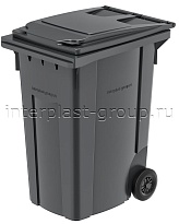 Мусорный контейнер 360 л серый 360 серый в Рославле Мусорный контейнер 360 л серый 360 серый в Рославле