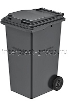 Контейнер для мусора 240 л серый 240 серый в Рославле