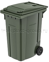 Мусорный контейнер 360 л зеленый 360 зеленый в Рославле