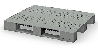 Поддон пластиковый перфорированный (усилен 1 трубой) в Рославле