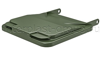 Комплект крышки для контейнера 120 л. зеленая  зеленый в Рославле